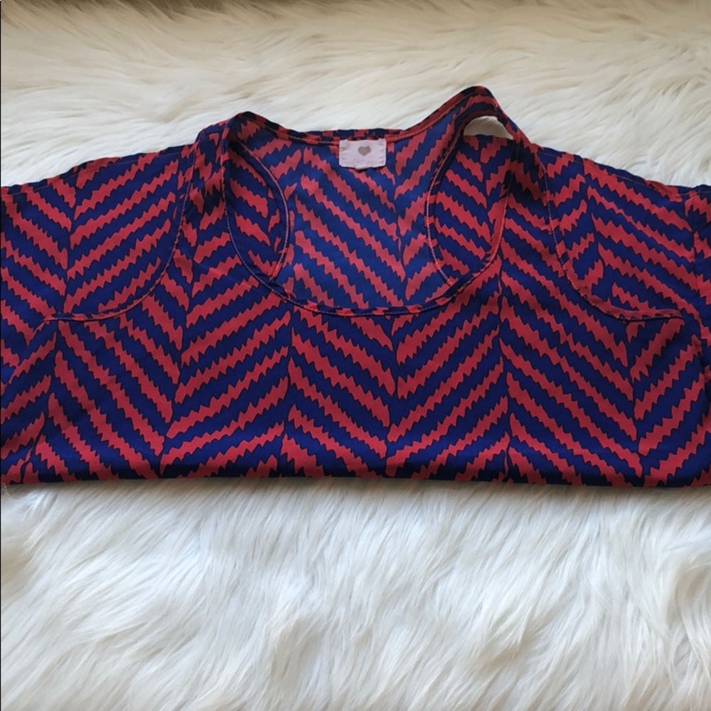 Red/Blue Top - Picture 4 of 6